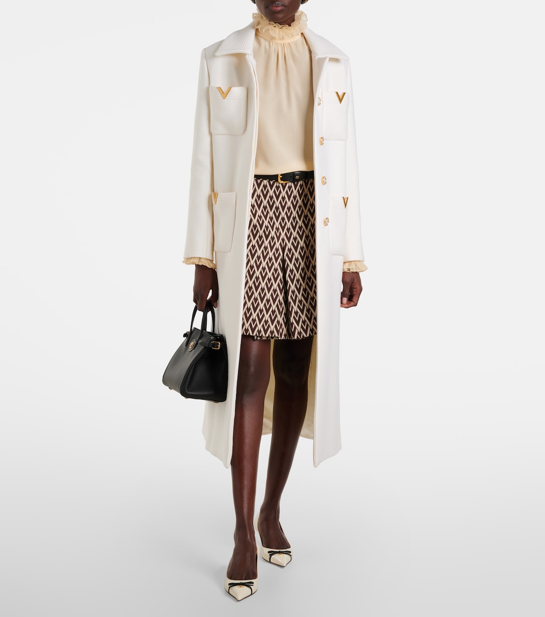Pumps Bepointy 45 in pelle con fiocco | Valentino Garavani