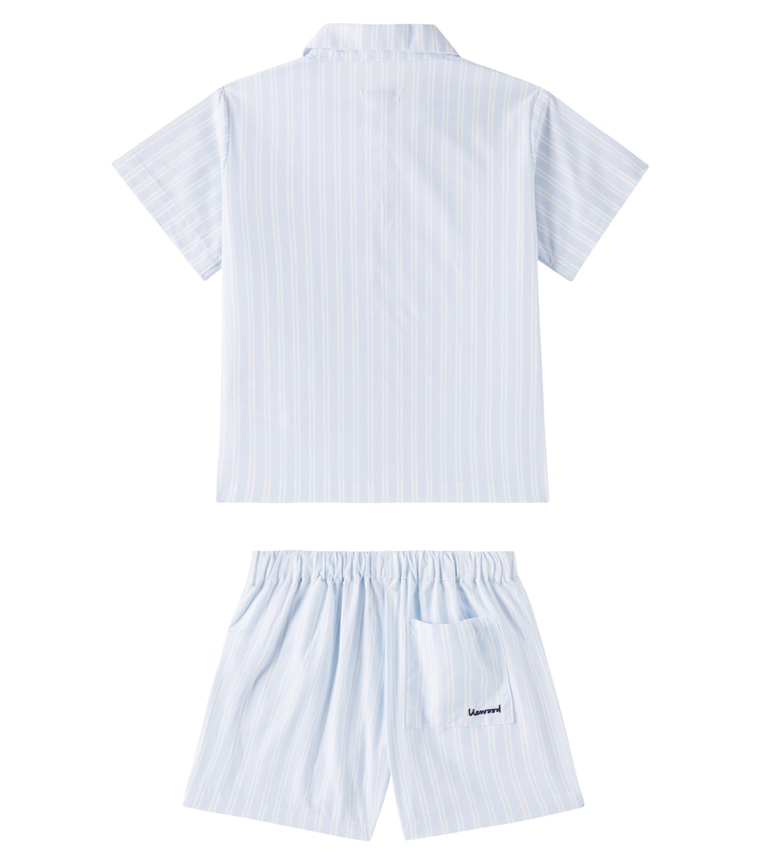 Camicia e shorts Leona in cotone a righe | Liewood