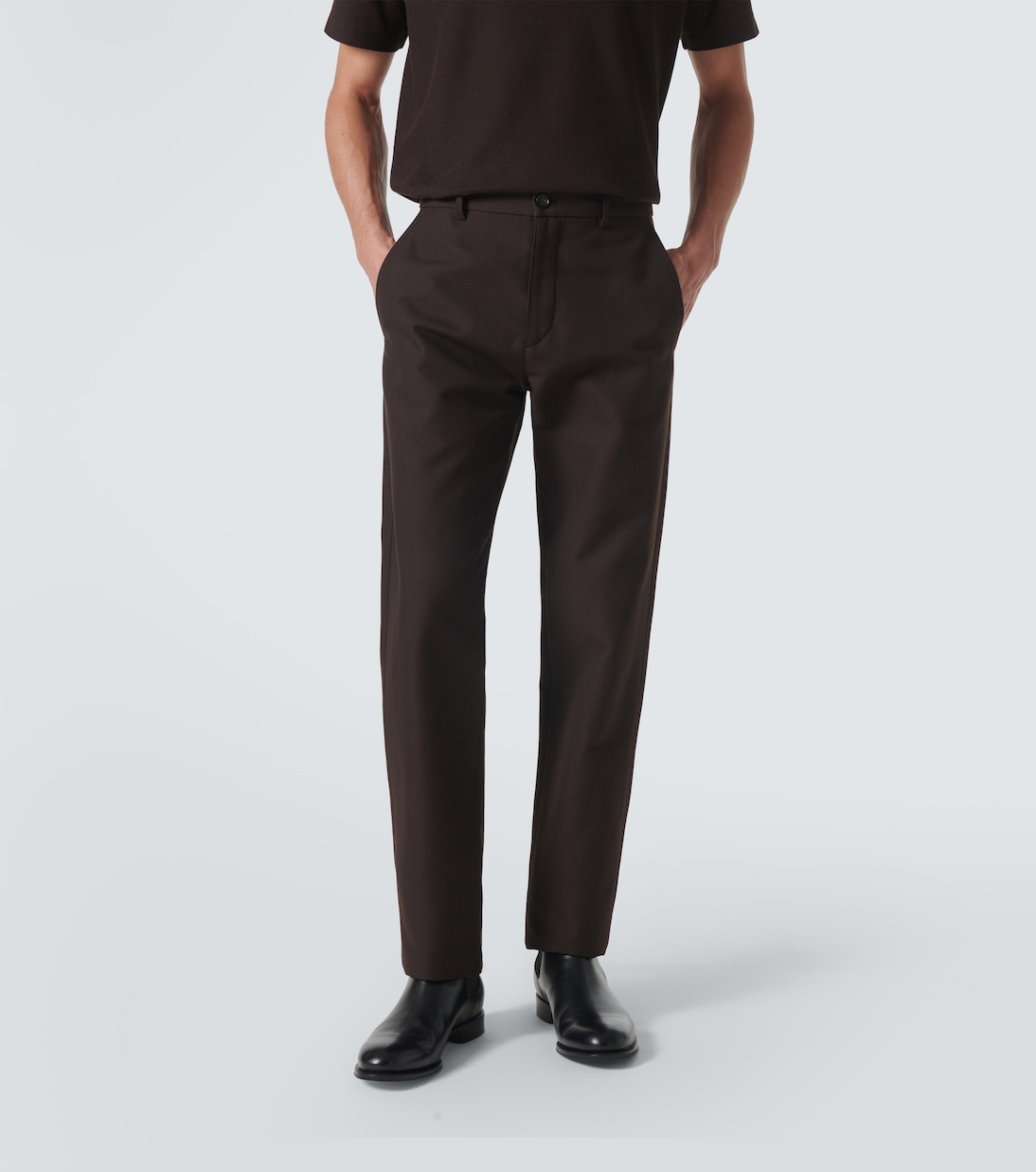 Pantaloni Harper in lana e cotone | Loro Piana
