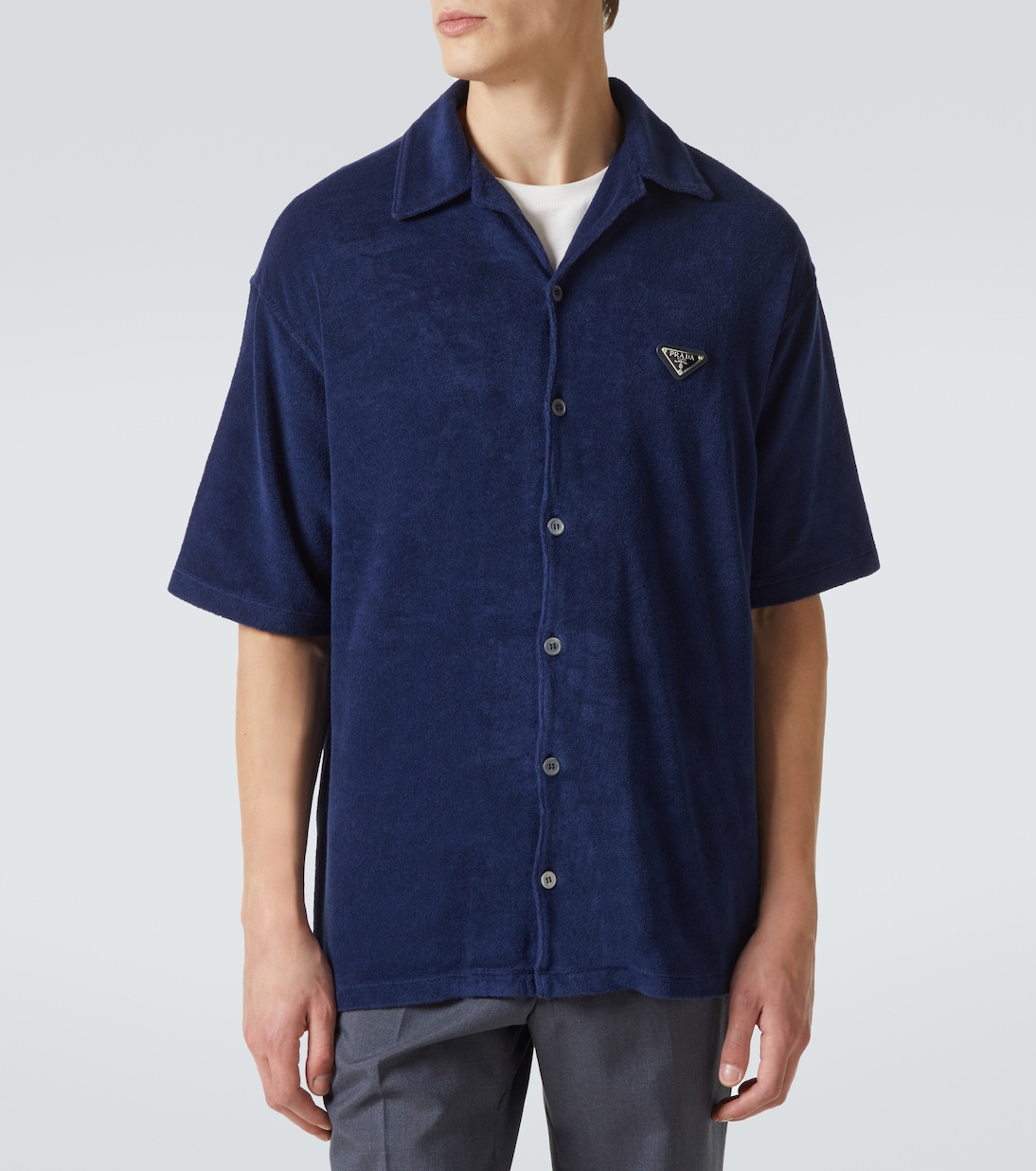 Camicia bowling in cotone | Prada