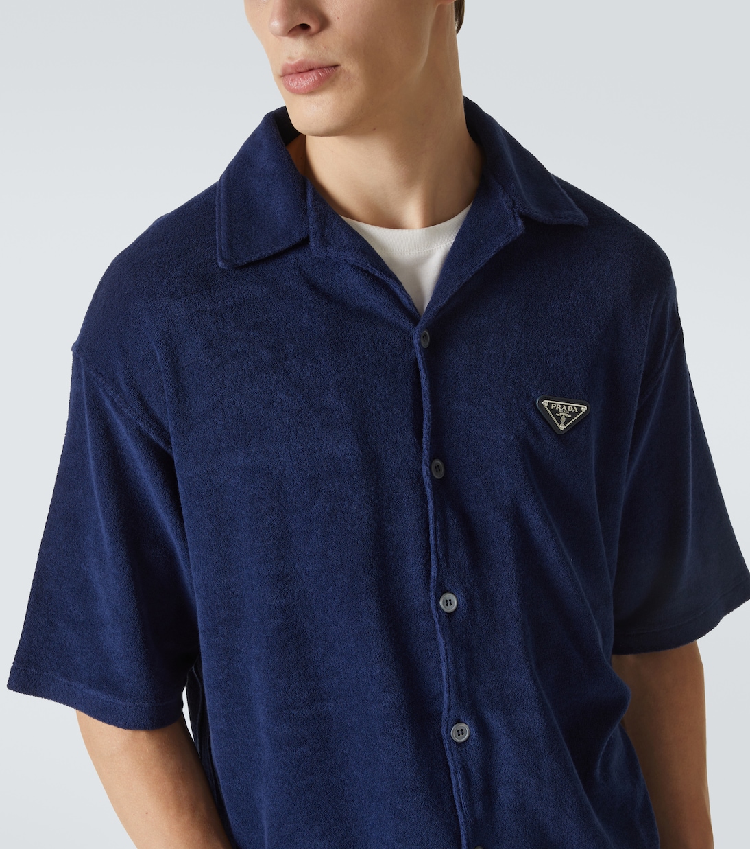 Camicia bowling in cotone | Prada