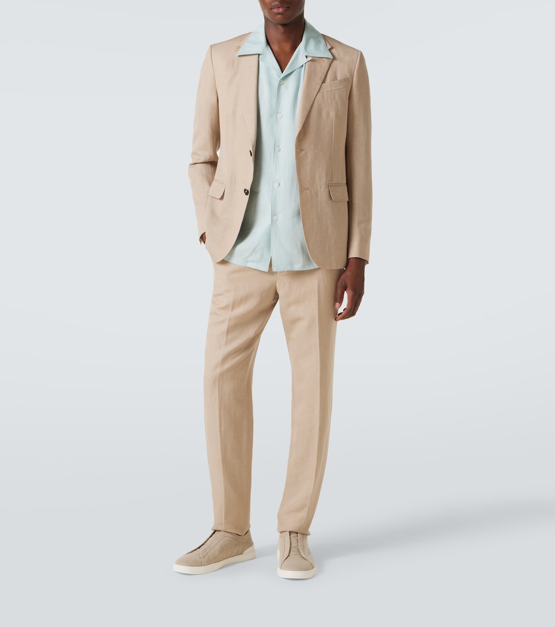 Baskets Triple Stitch en toile | Zegna