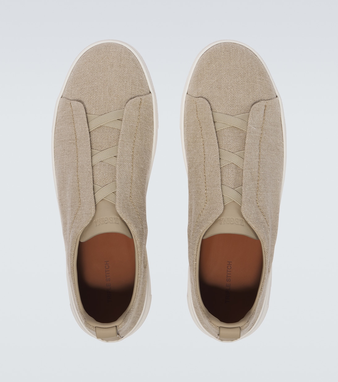 Baskets Triple Stitch en toile | Zegna