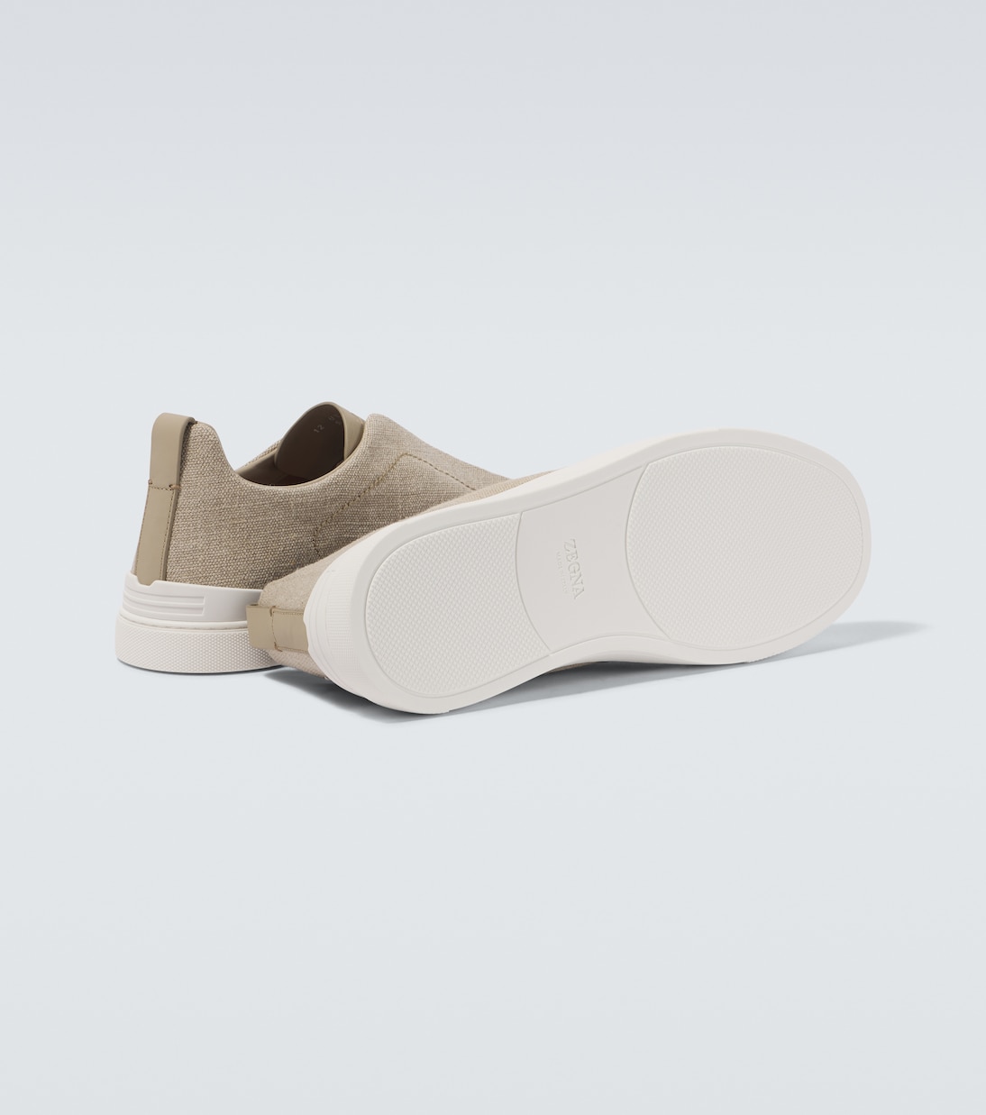 Baskets Triple Stitch en toile | Zegna