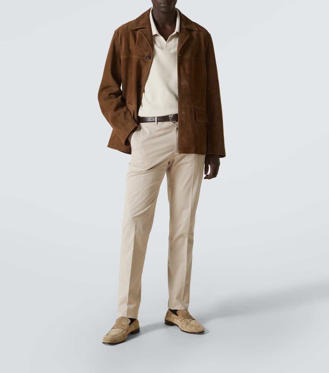 Pantaloni chino in misto cotone | Incotex