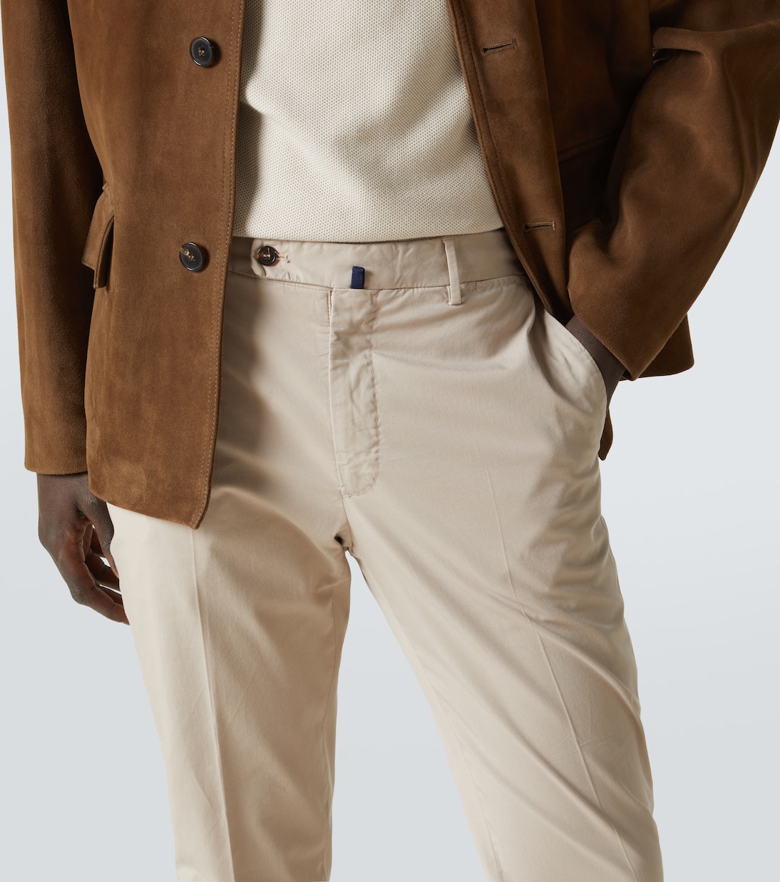 Pantaloni chino in misto cotone | Incotex