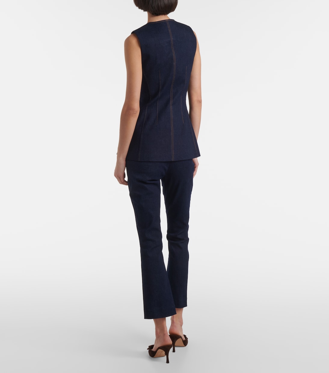 Gilet Jessup in misto cotone | Veronica Beard