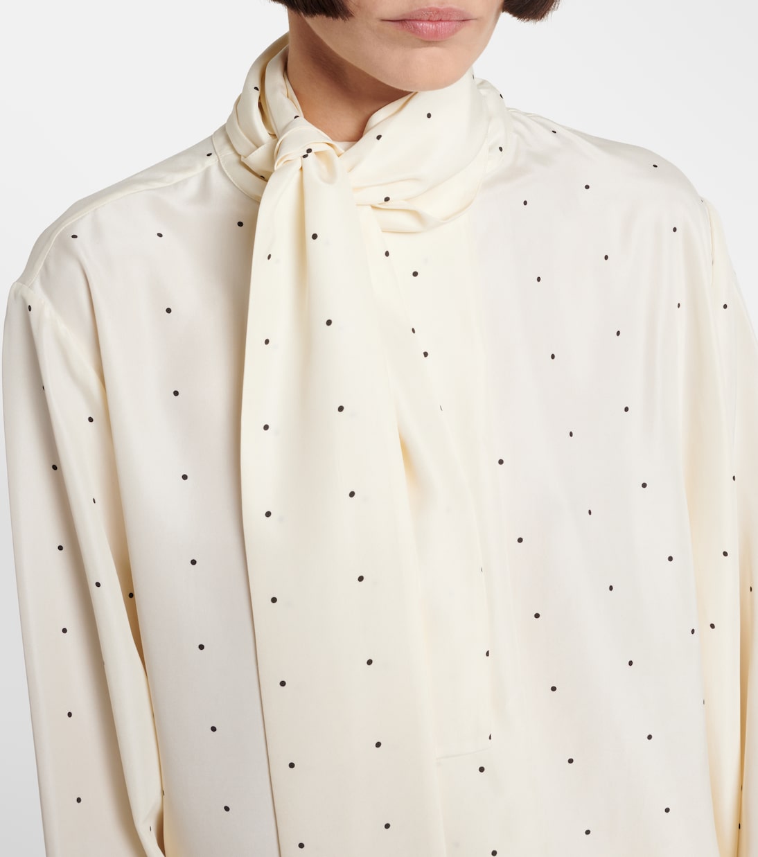 Blouse en soie à pois | Róhe