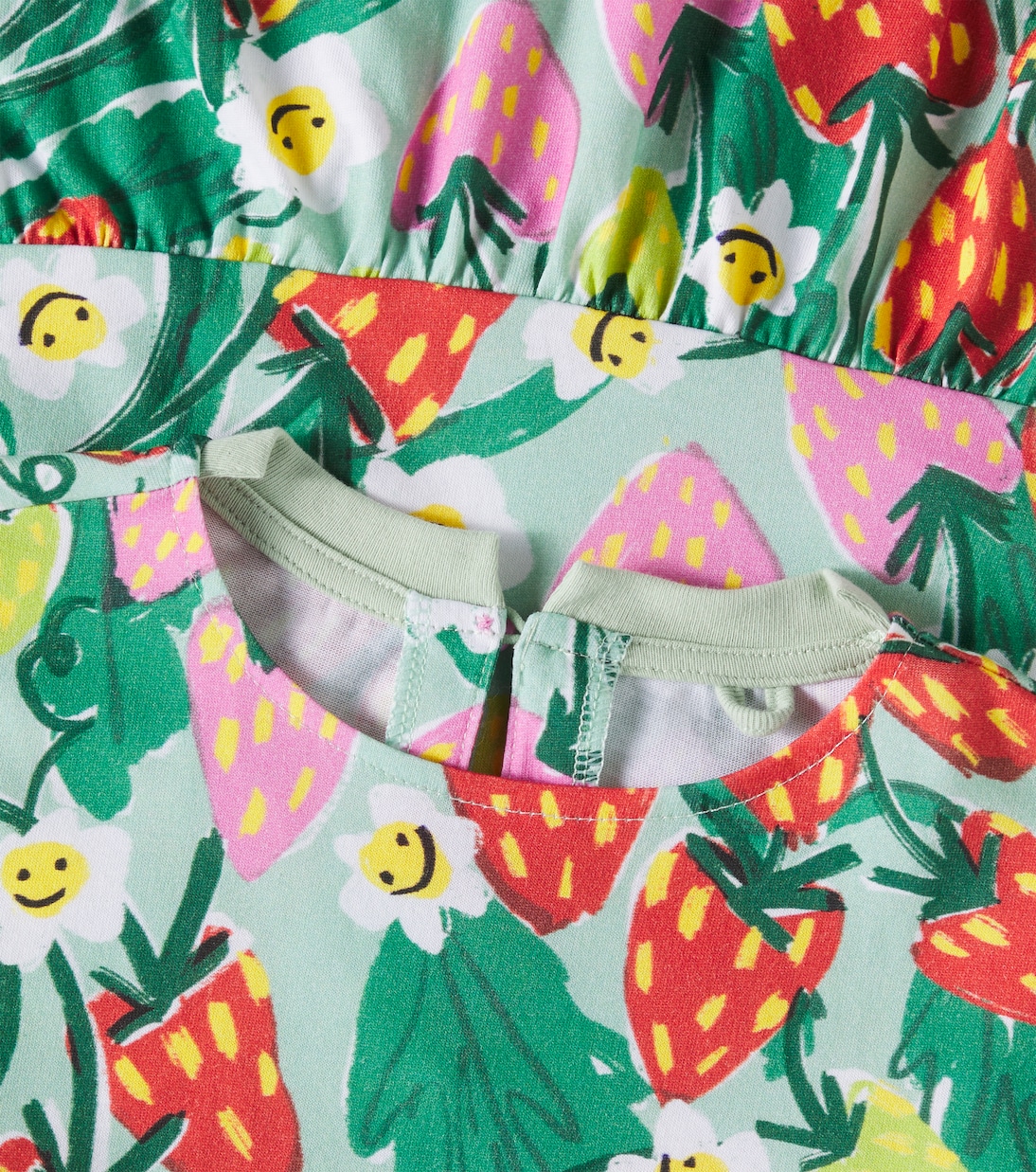 Abito in jersey di cotone con stampa | Stella McCartney Kids