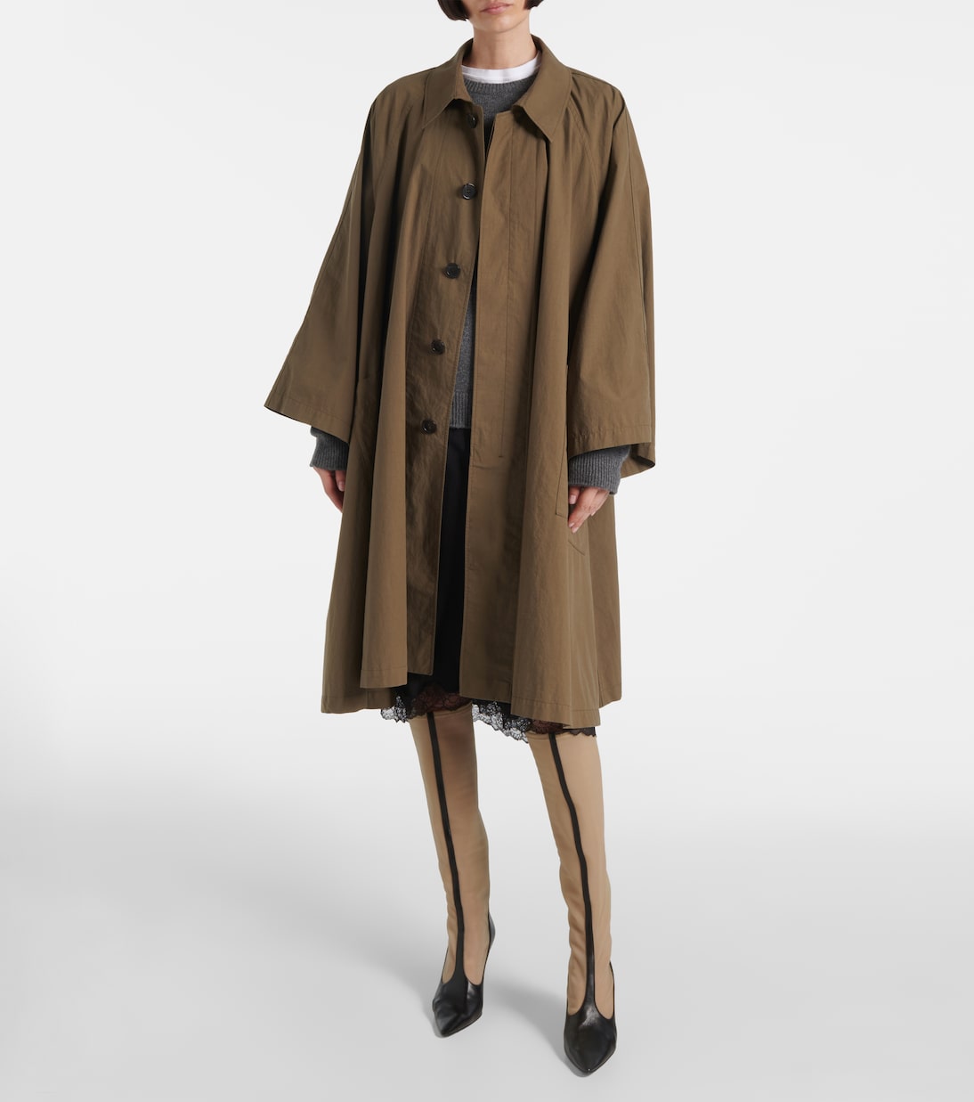 Cappotto Leins in popeline di cotone | The Row
