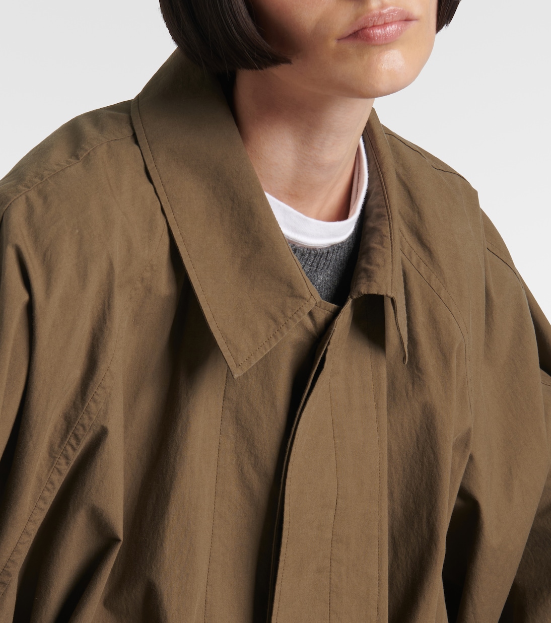 Cappotto Leins in popeline di cotone | The Row