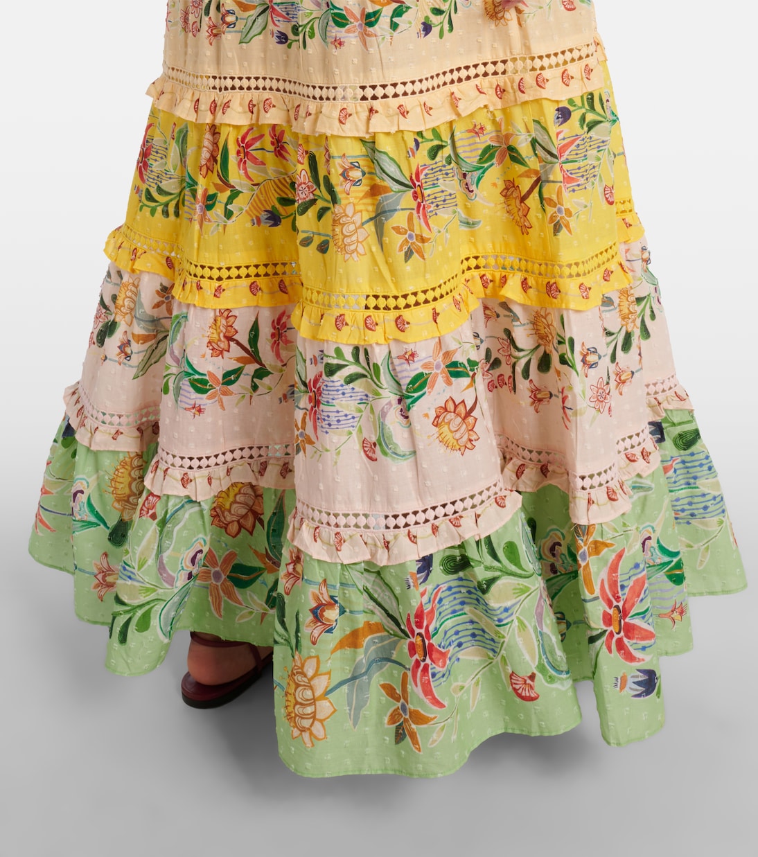 Maxikleid Delicate Flowers aus Baumwolle | Farm Rio