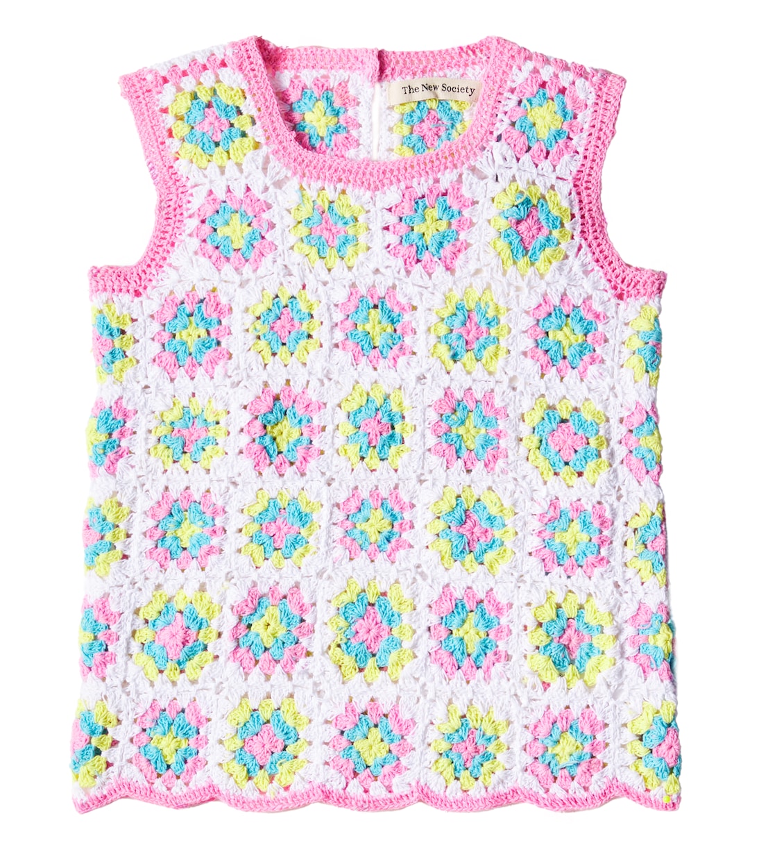 Top in crochet di cotone Nikaia | The New Society