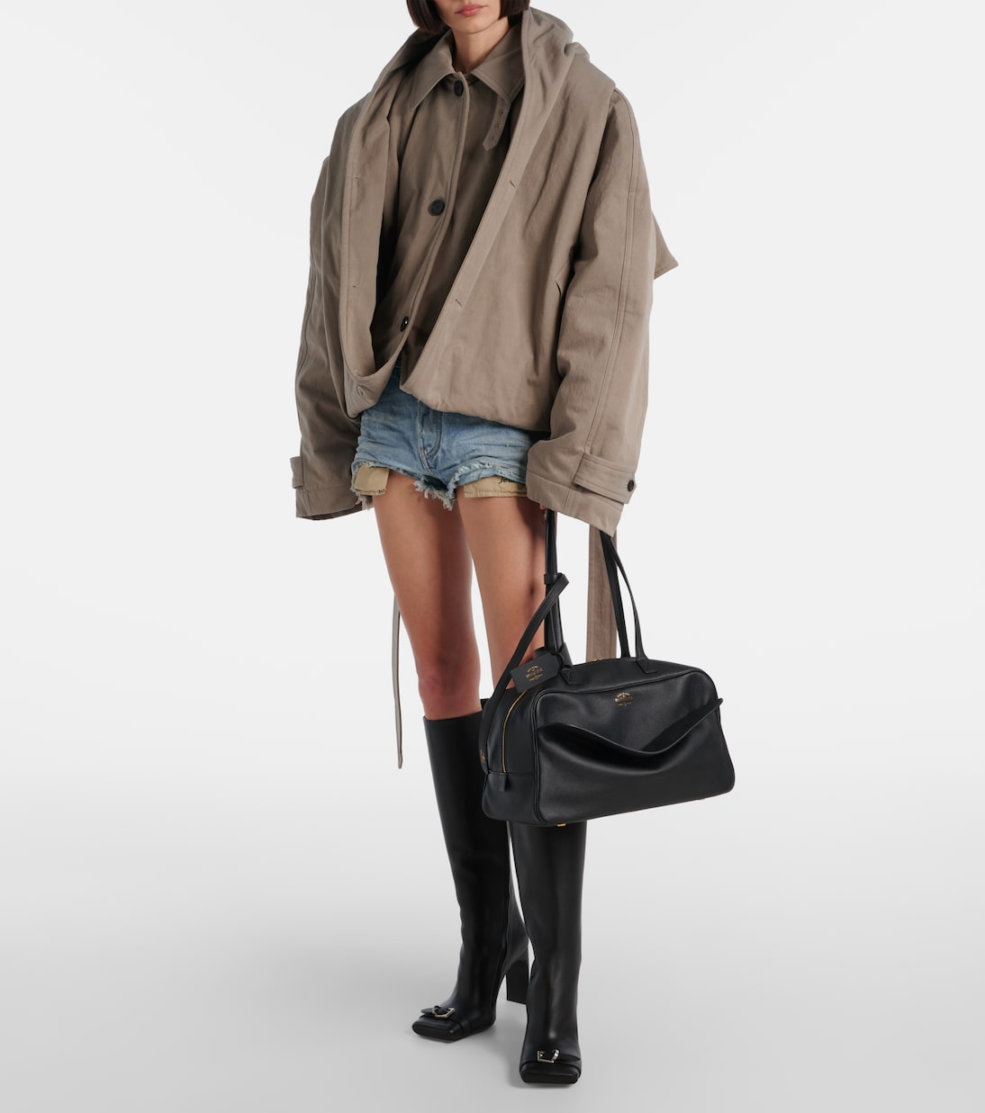 Sac Carrie Medium en cuir | Balenciaga