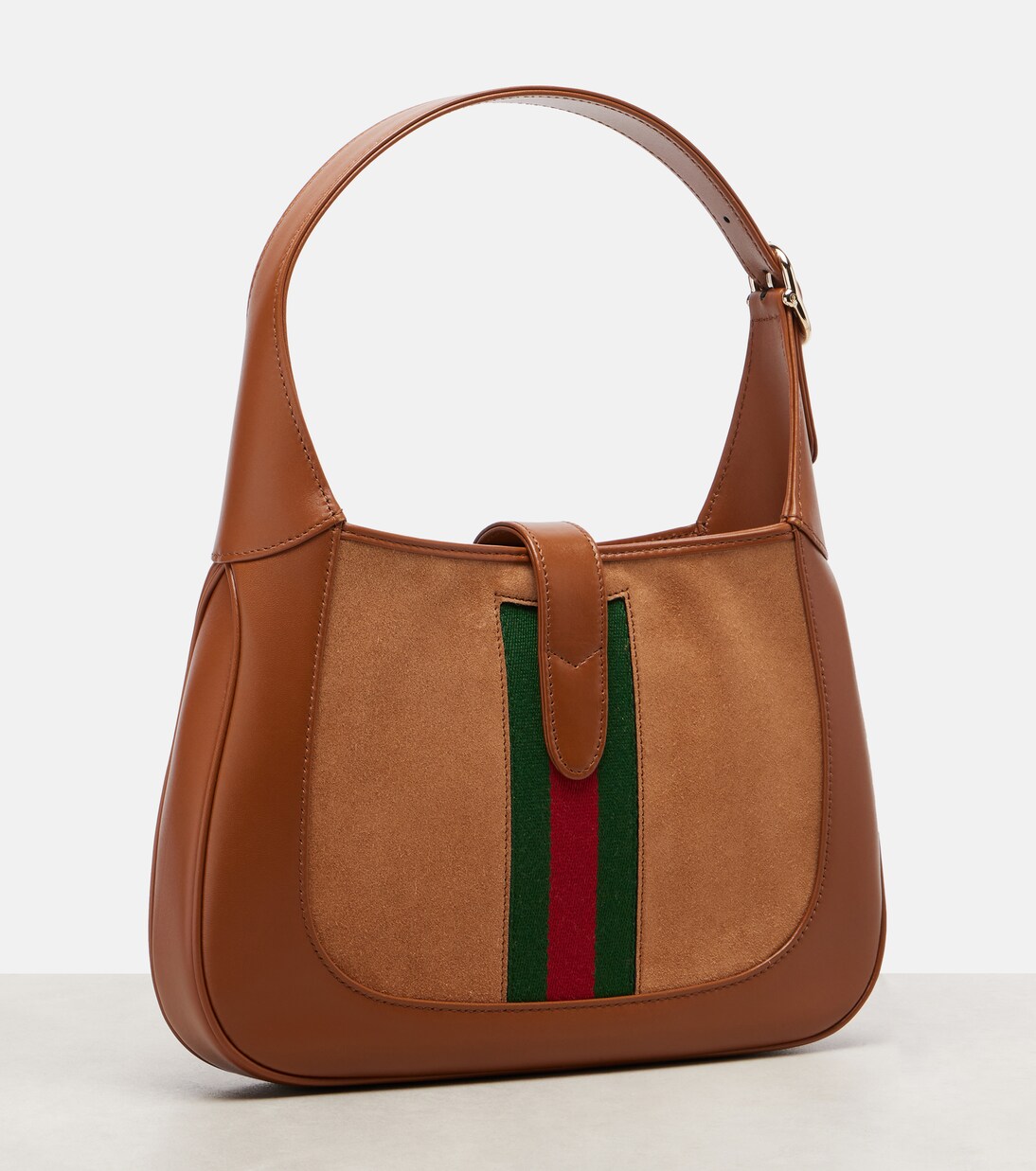 Jackie 1961 Medium suede tote bag | Gucci
