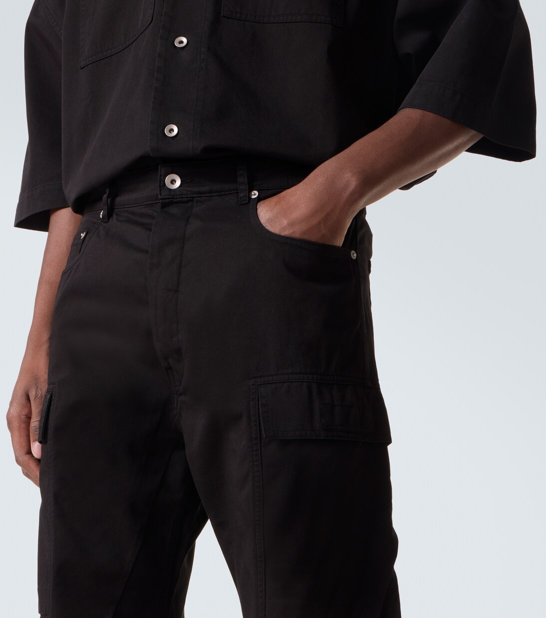 DRKSHDW low-rise cargo jeans | Rick Owens