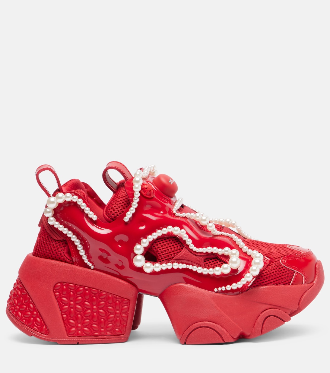 X Reebok zapatillas con plataforma adornadas | Noir Kei Ninomiya