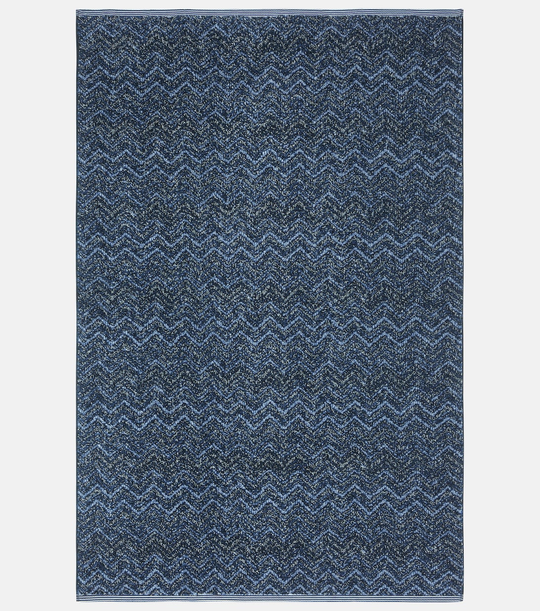 Serviette de plage Azul Zigzag en coton | Missoni