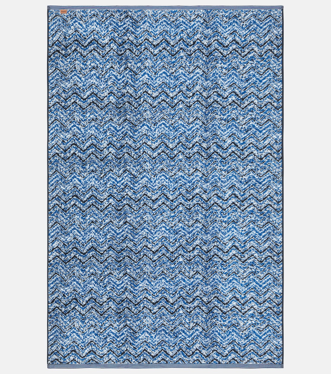 Serviette de plage Azul Zigzag en coton | Missoni