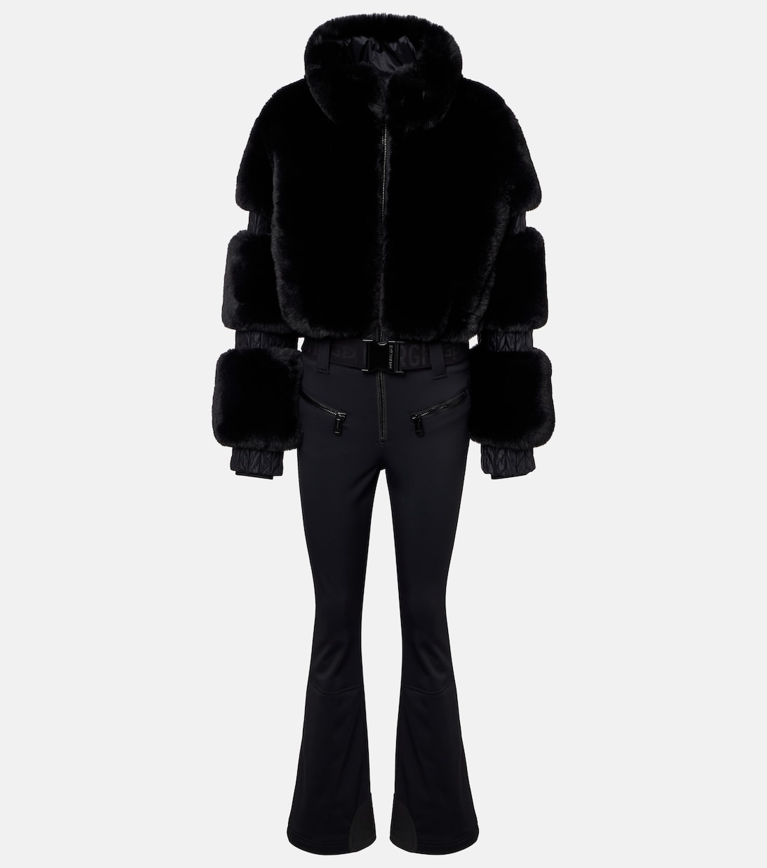 Lieke faux fur-trimmed ski jumpsuit | Goldbergh
