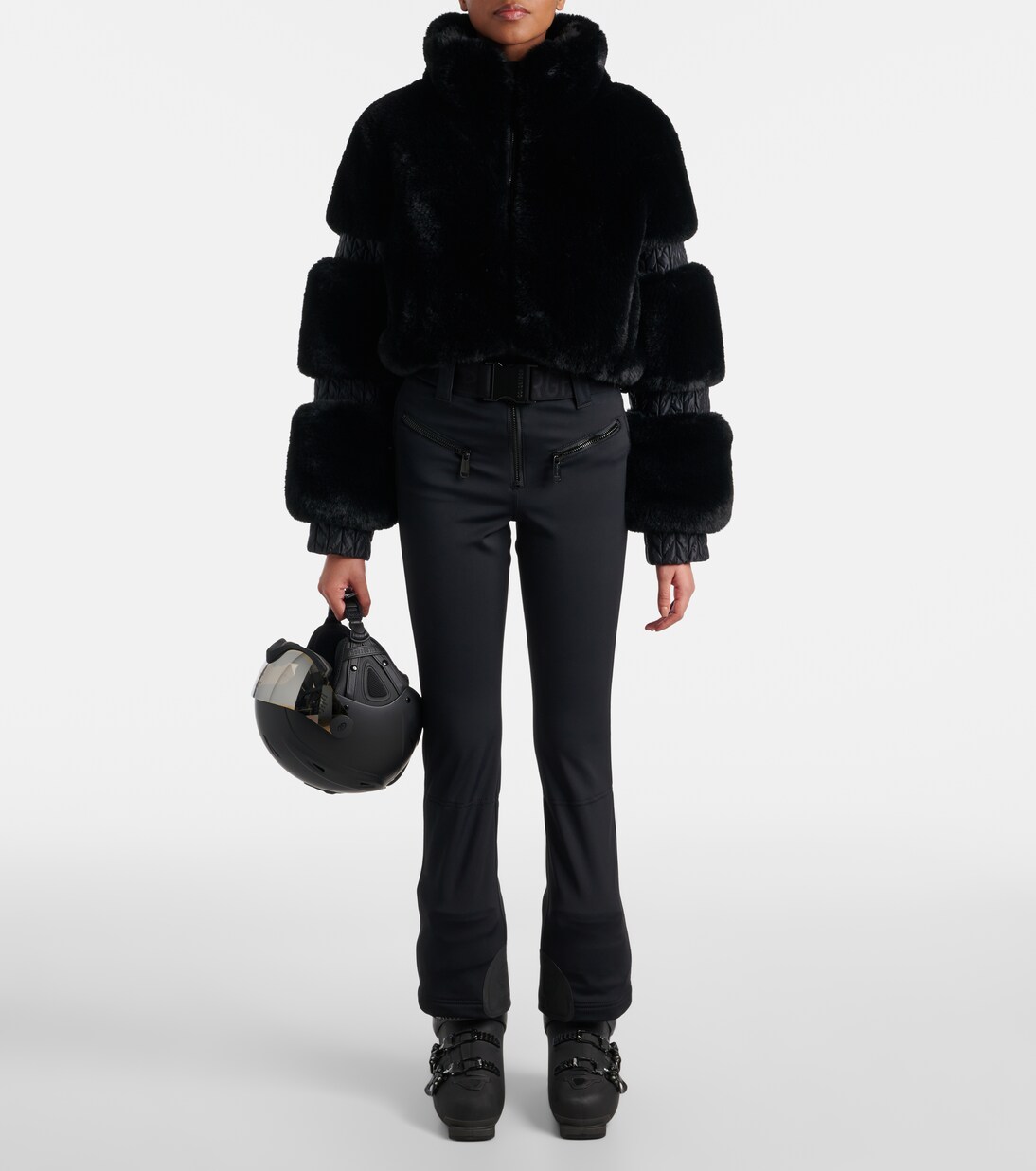 Lieke faux fur-trimmed ski jumpsuit | Goldbergh
