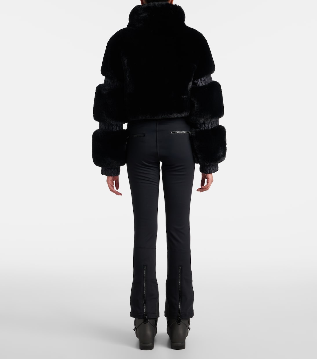 Lieke faux fur-trimmed ski jumpsuit | Goldbergh