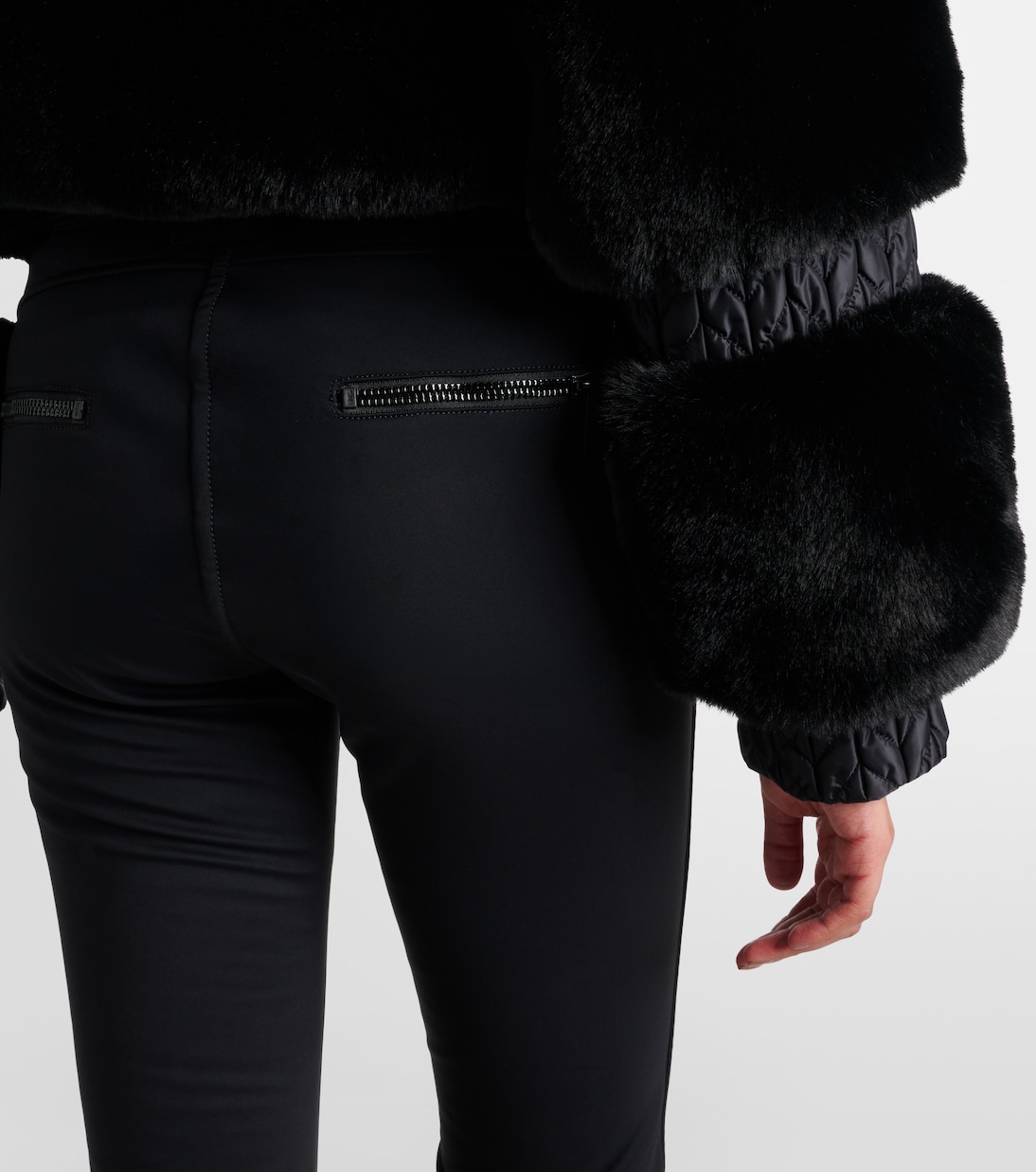 Lieke faux fur-trimmed ski jumpsuit | Goldbergh