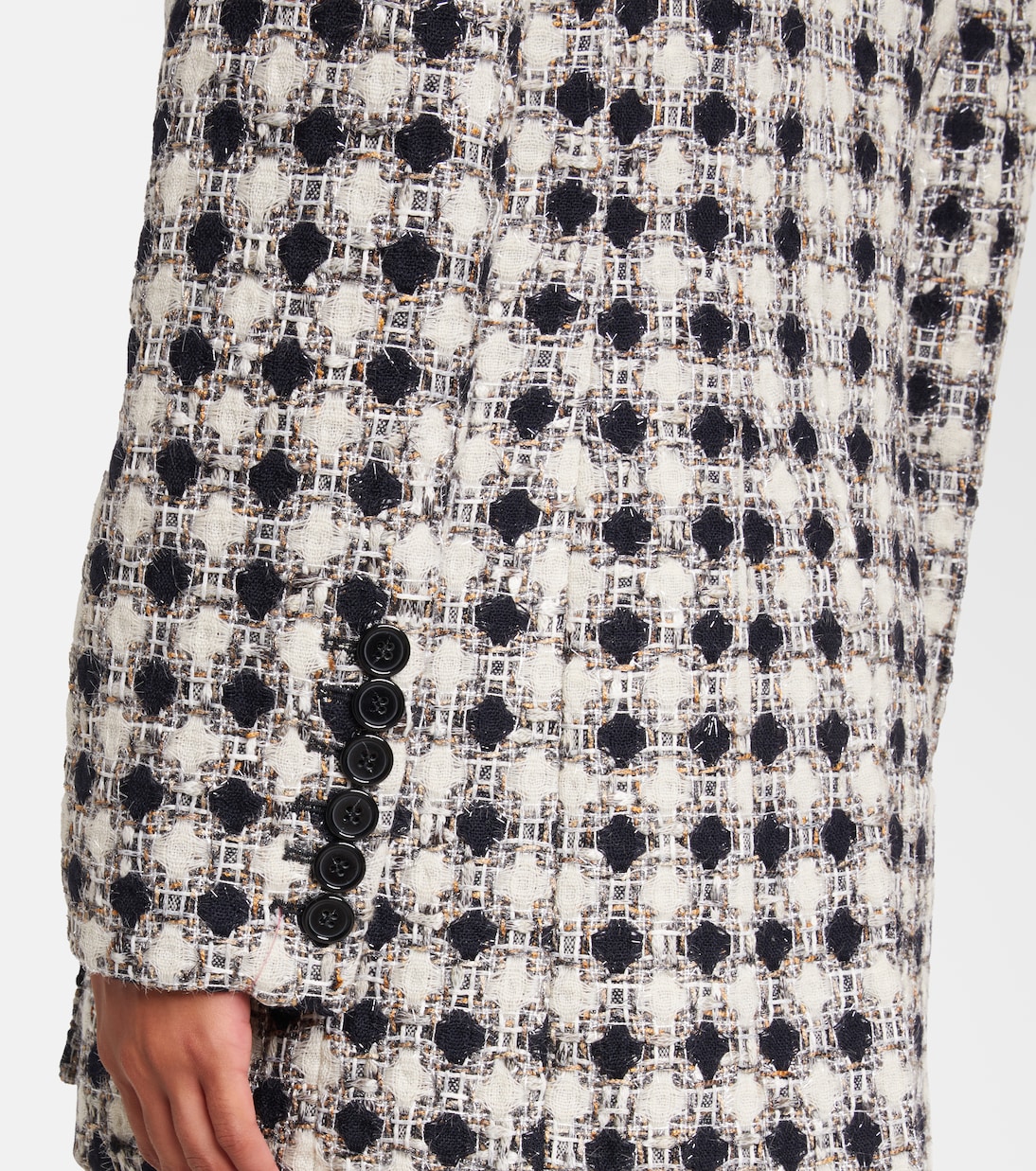 Double-breasted tweed blazer | Nina Ricci