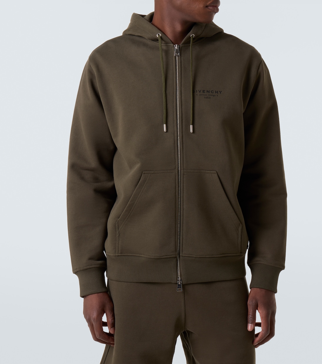 Givenchy Stamp cotton fleece hoodie | Givenchy