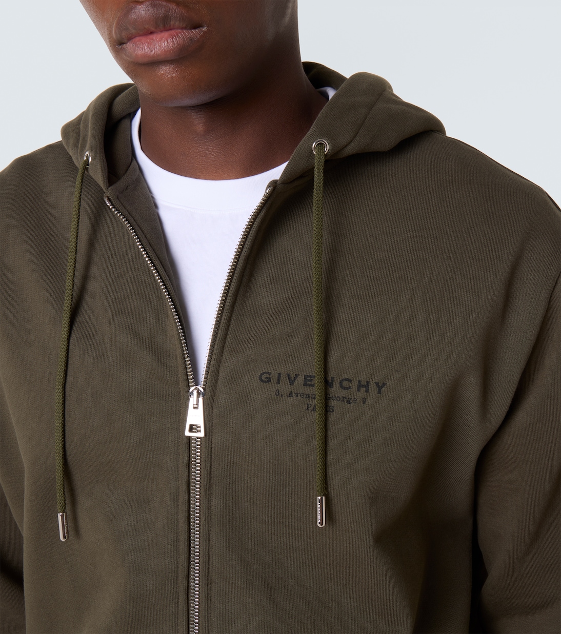 Givenchy Stamp cotton fleece hoodie | Givenchy