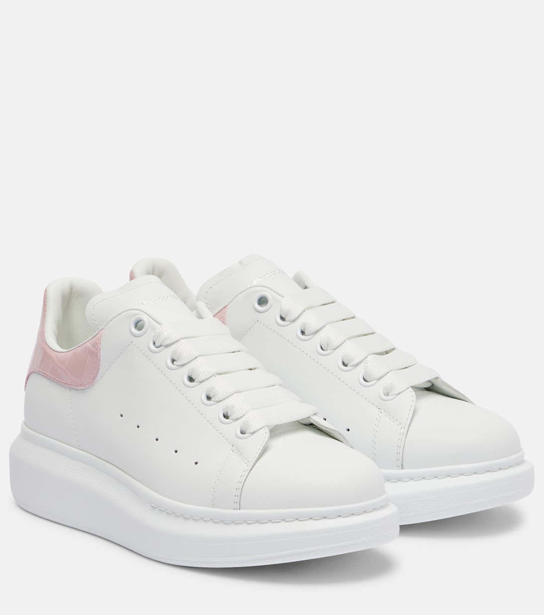 Oversized leather sneakers | McQueen