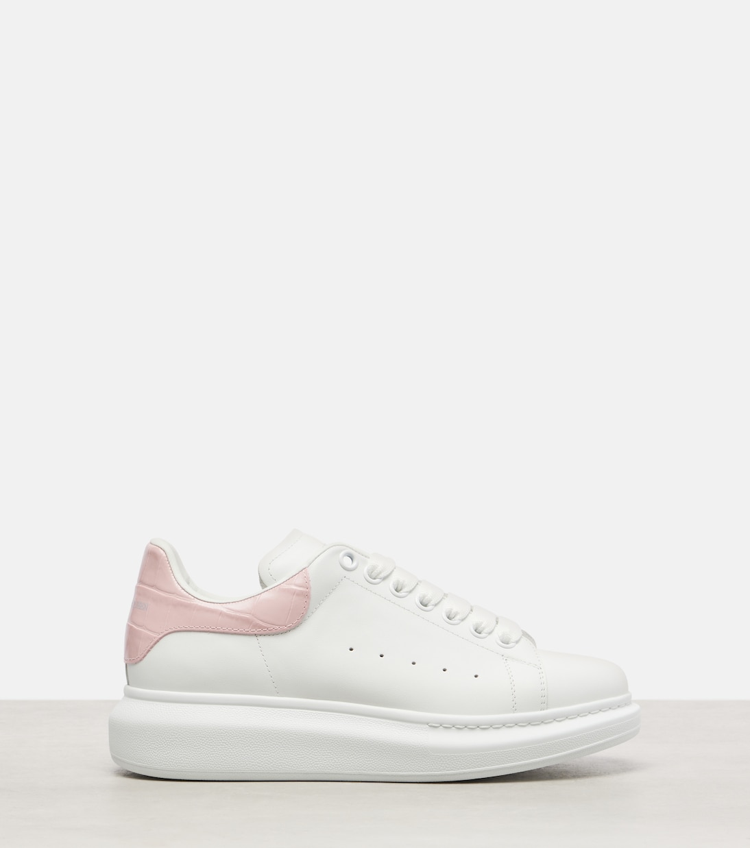 Oversized leather sneakers | McQueen