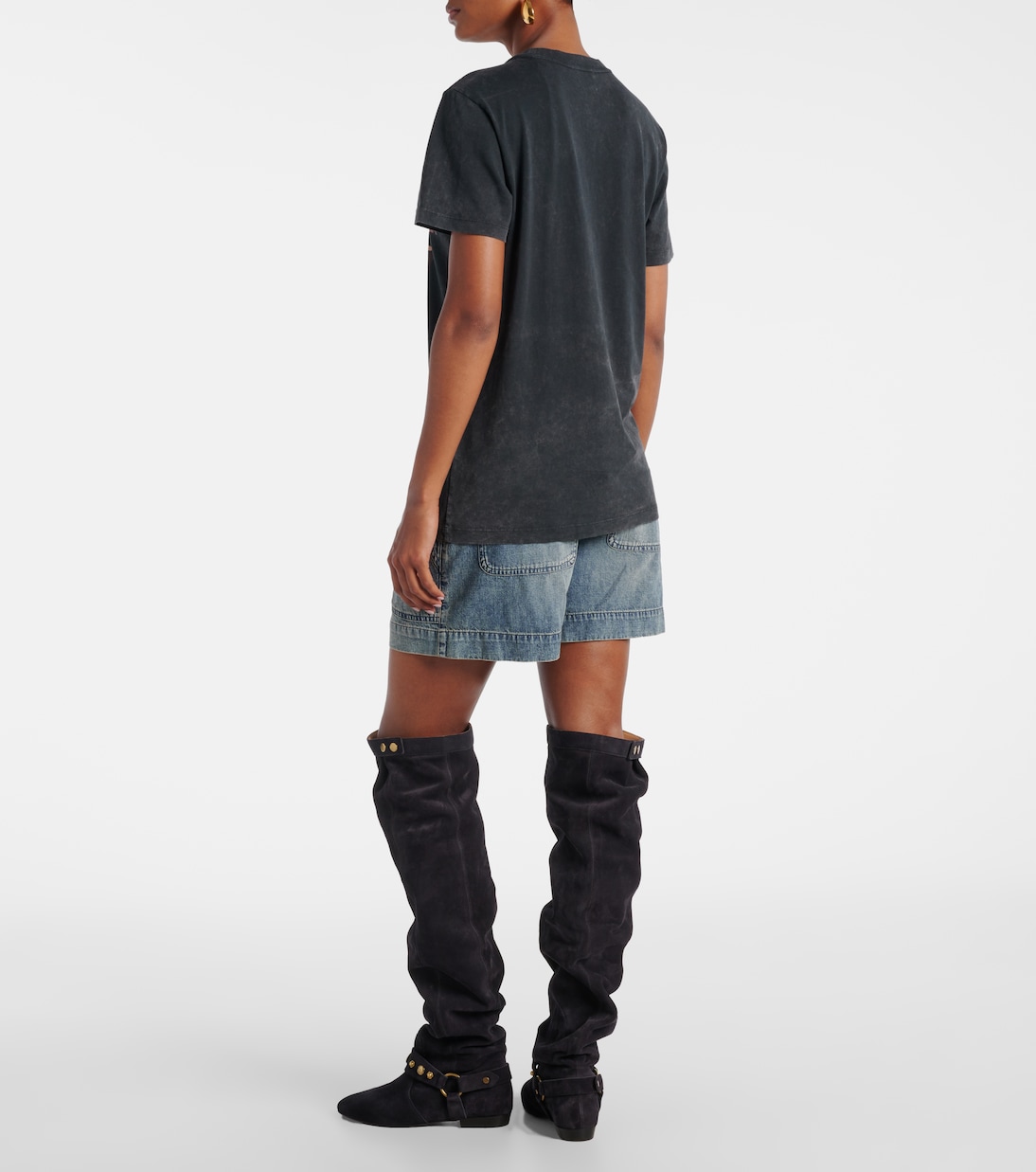 T-shirt Zoeline in jersey di cotone con stampa | Marant Etoile