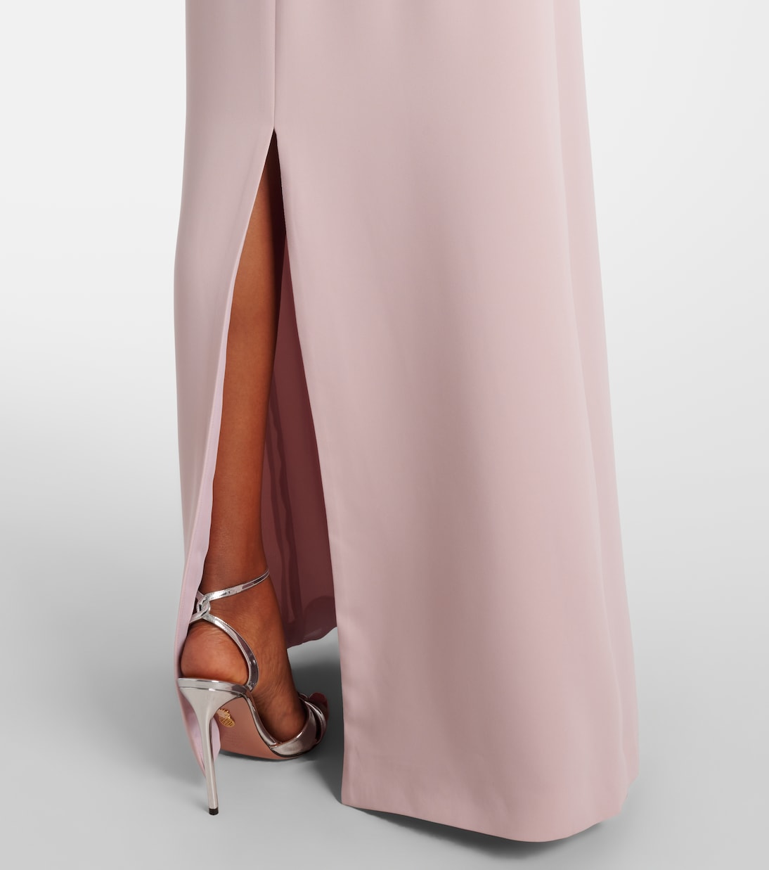Crystal-embellished caped gown | Costarellos