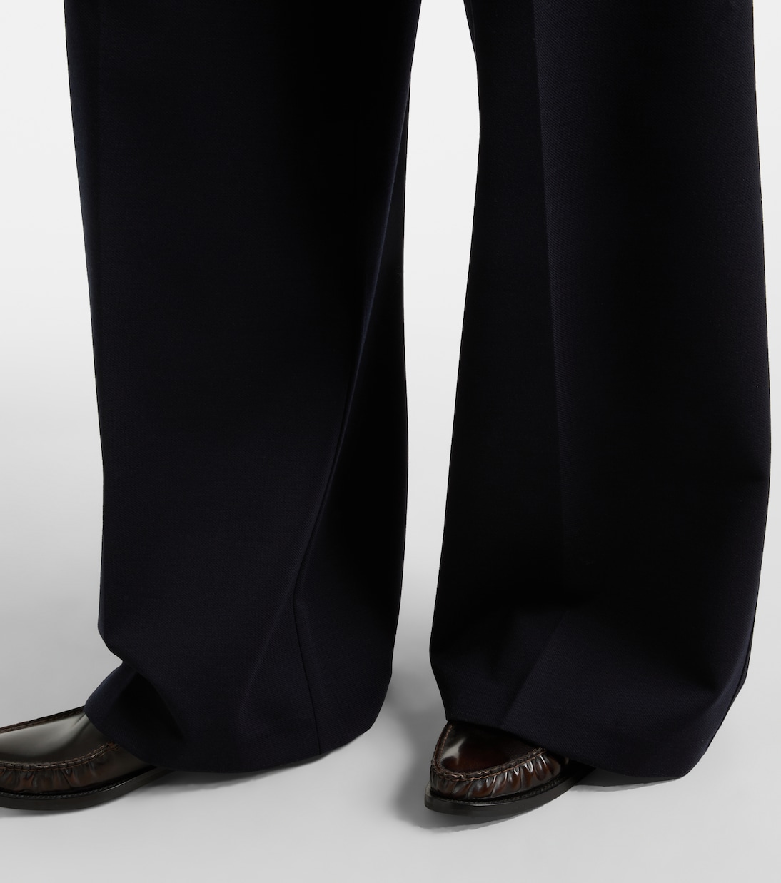 Molo pleated wool and cotton-blend pants | Max Mara
