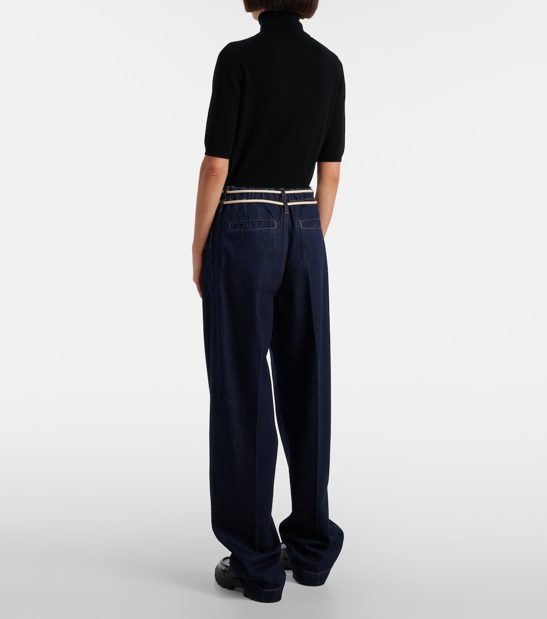 High-Rise Wide-Leg Jeans Nembi | Sportmax