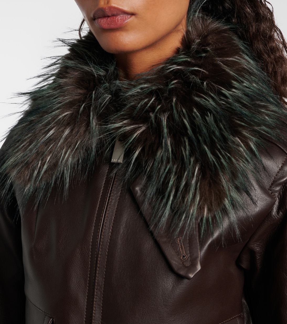 Leather jacket | Sacai