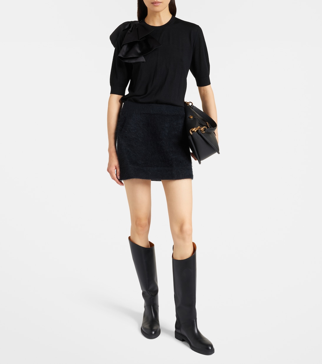 Fluffy Statement wool-blend miniskirt | Dorothee Schumacher