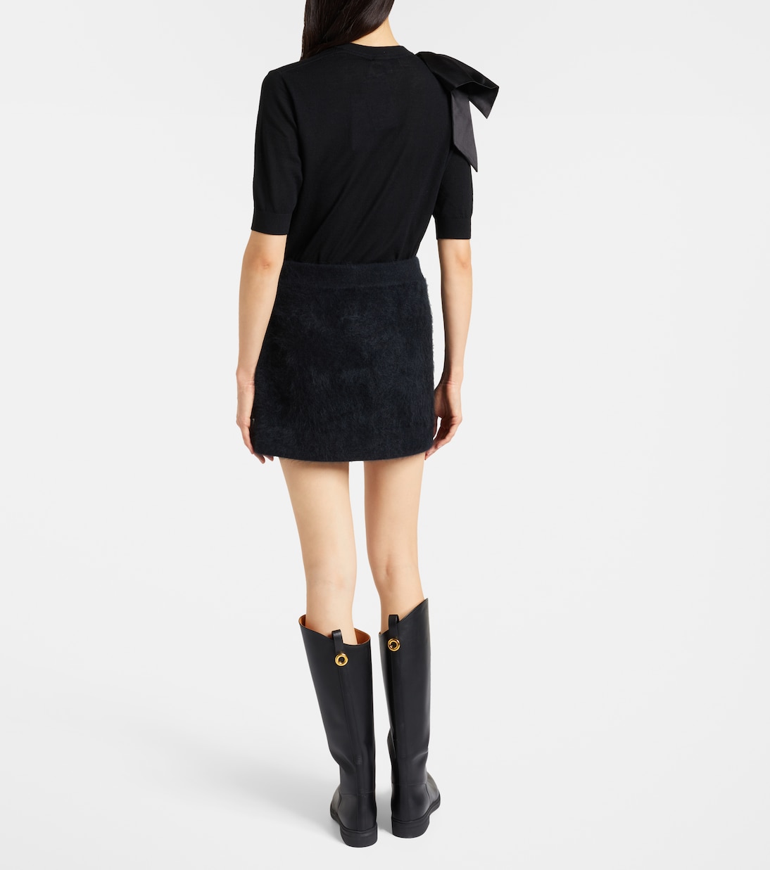 Fluffy Statement wool-blend miniskirt | Dorothee Schumacher