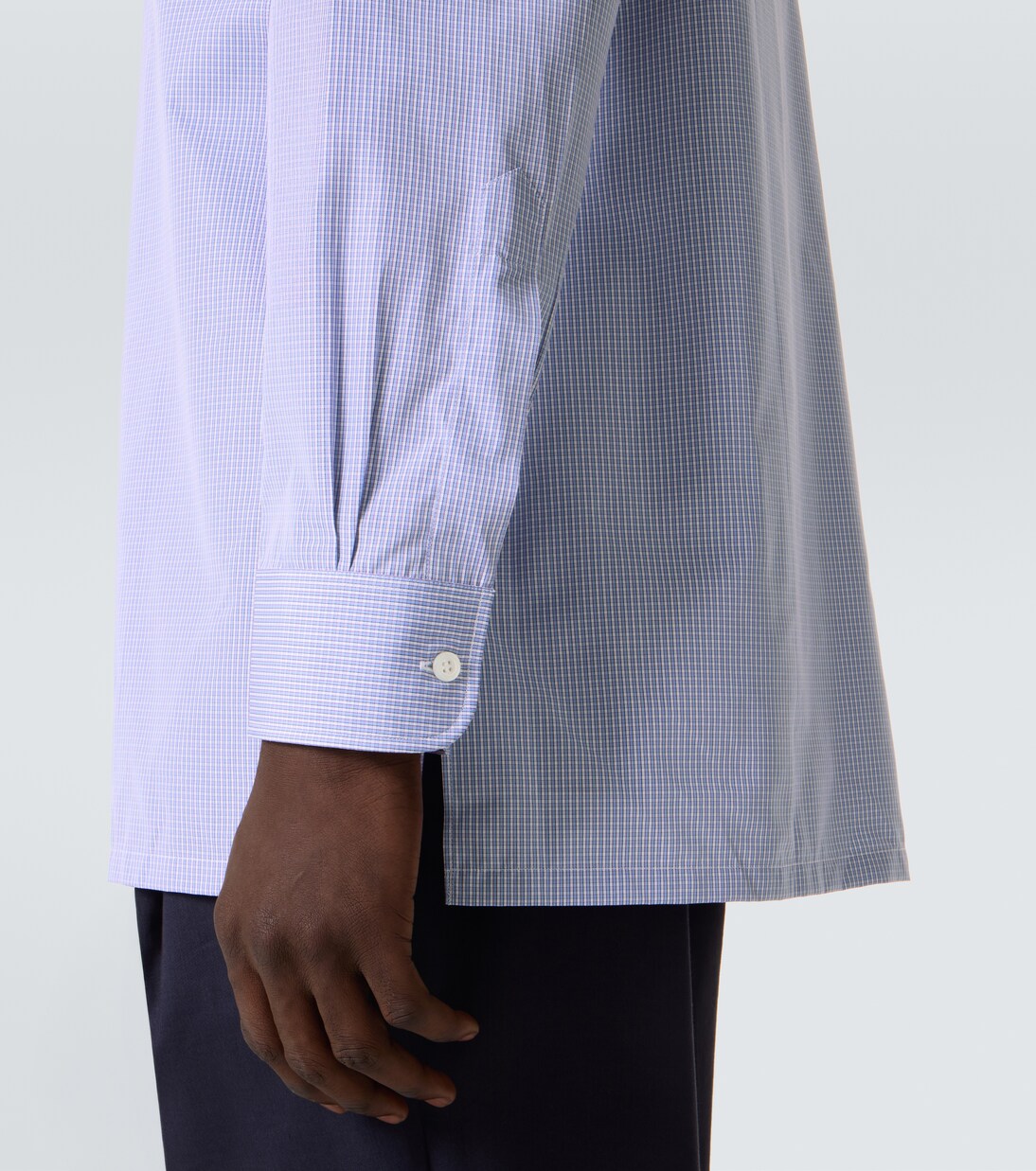 Checked cotton poplin shirt | Charvet