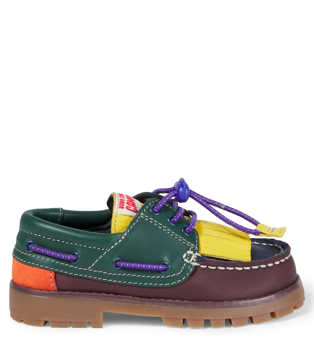 X Camper Compassas Slip-Ons Nautic aus Leder | Bobo Choses