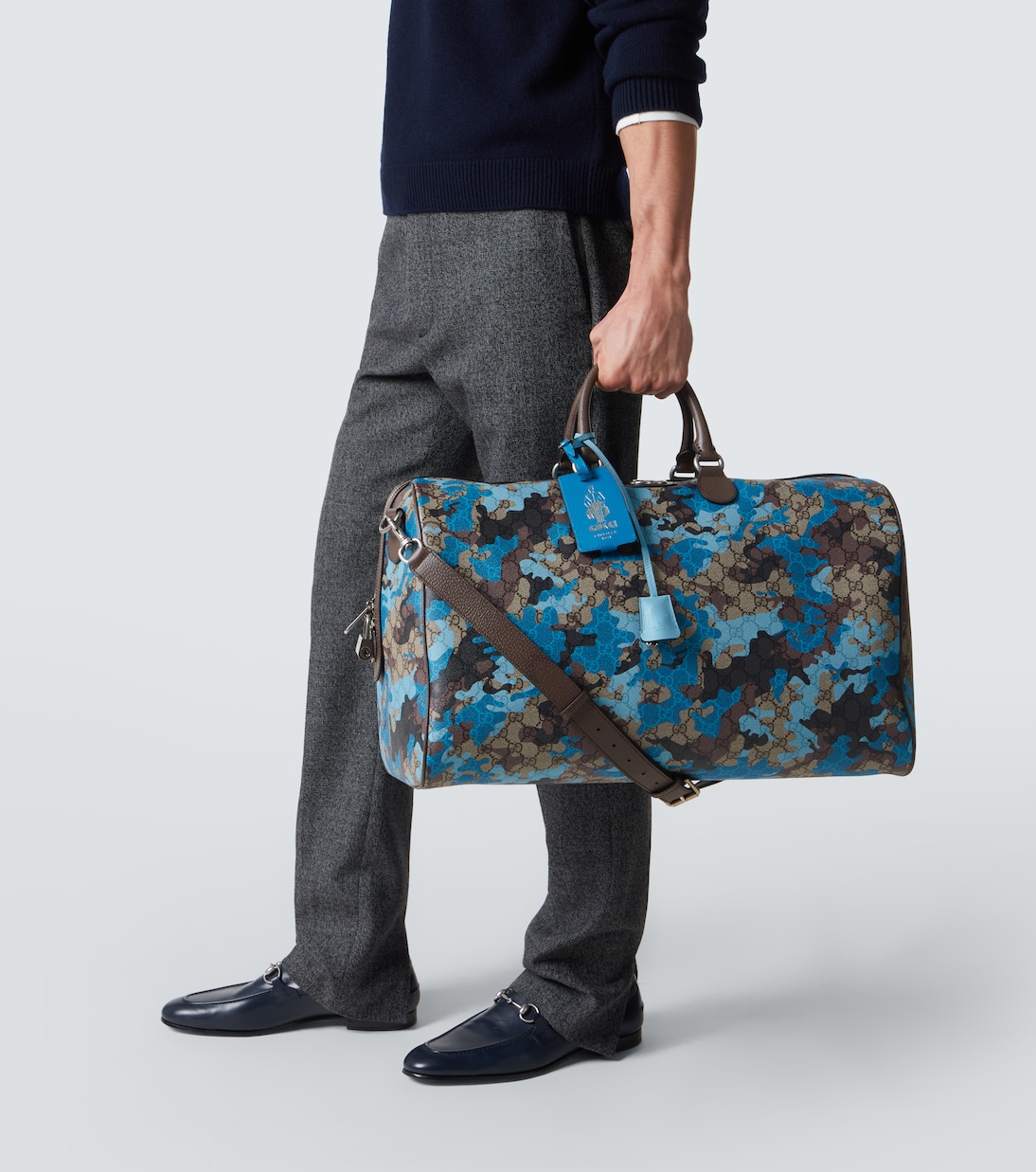 Large GG canvas duffel bag | Gucci