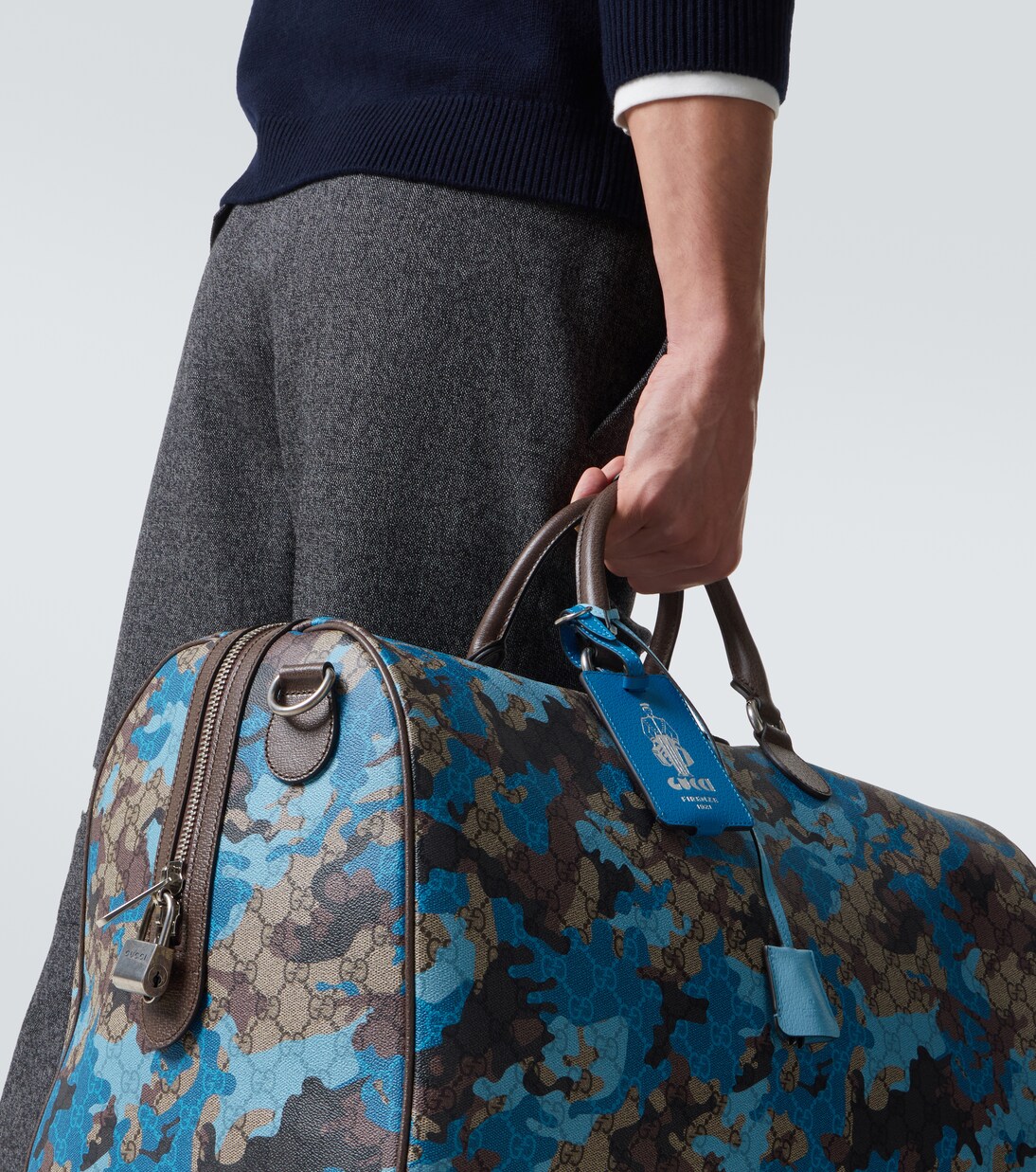 Large GG canvas duffel bag | Gucci