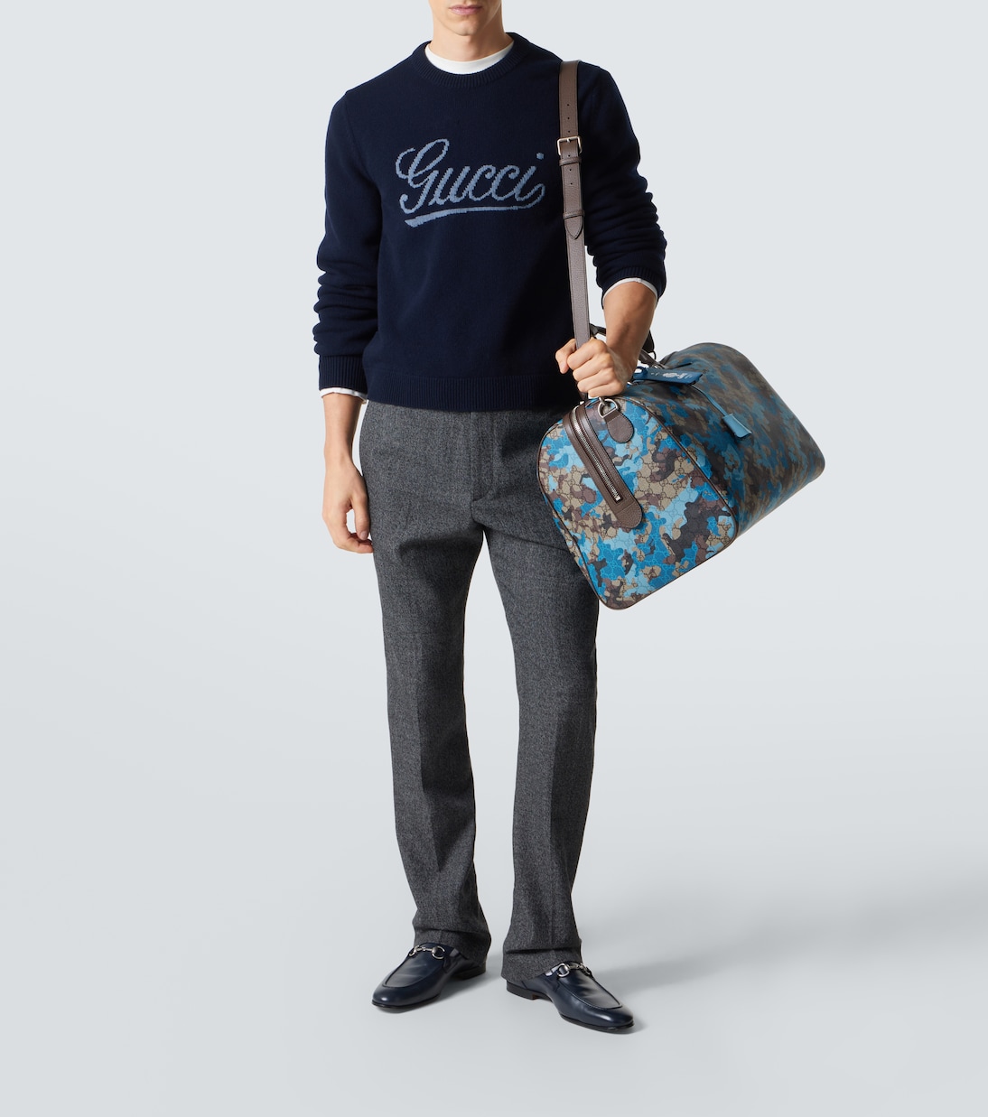 Large GG canvas duffel bag | Gucci