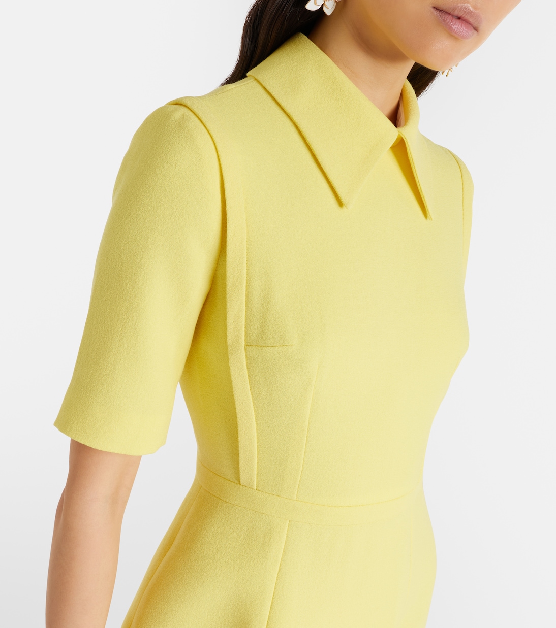 Valletta wool crêpe midi dress | Emilia Wickstead