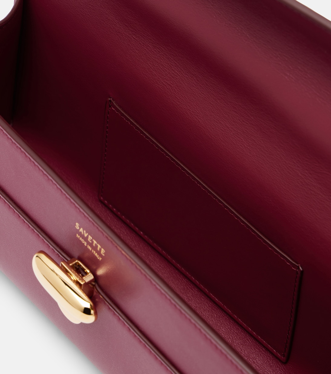 Symmetry Slim leather top-handle bag | Savette