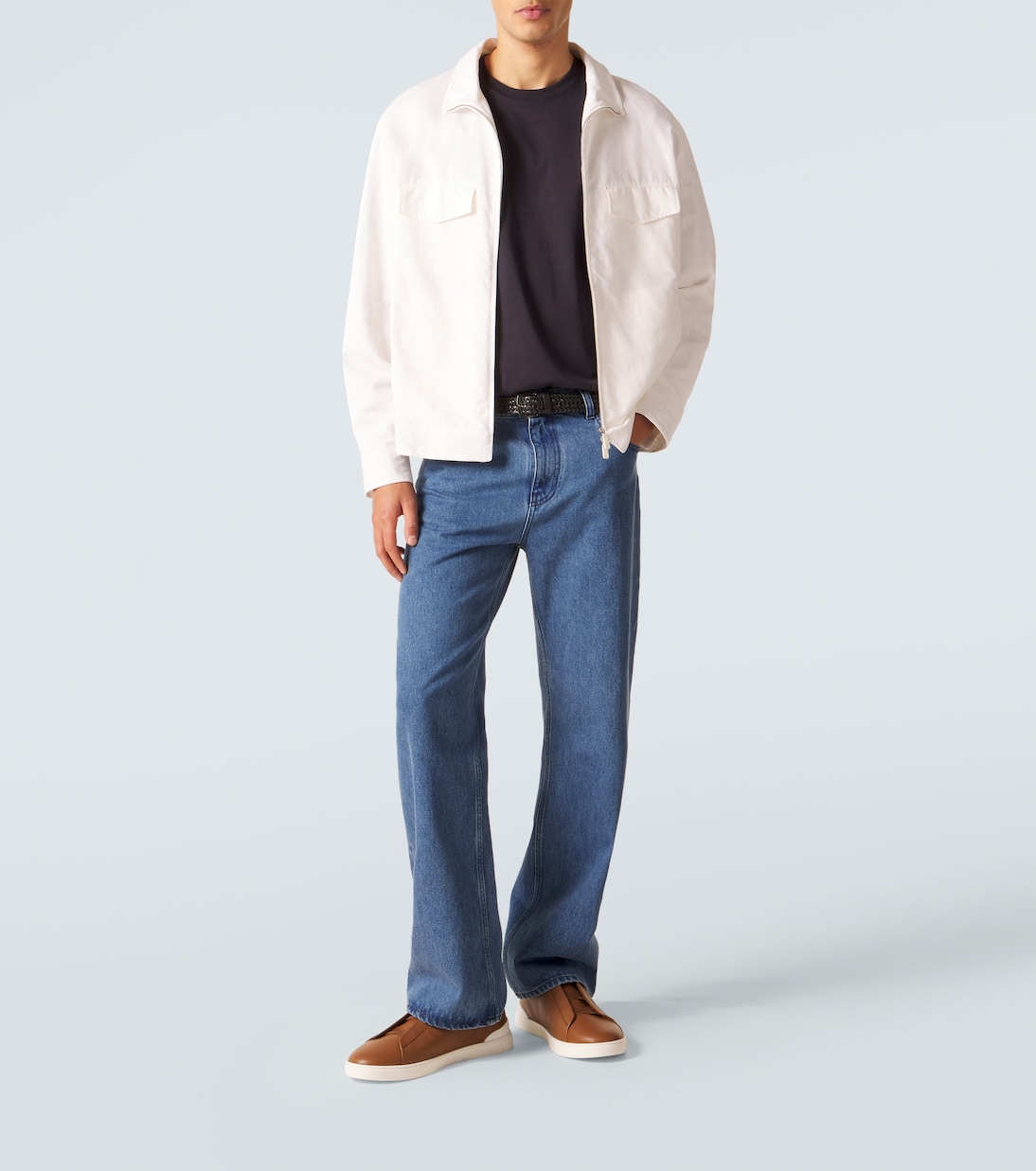 Logo cotton jersey T-shirt | Zegna