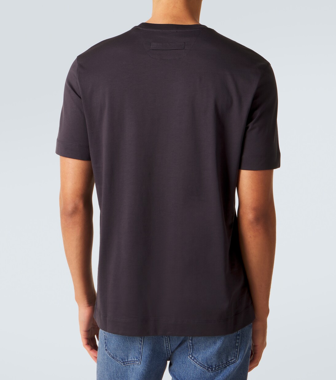 Logo cotton jersey T-shirt | Zegna