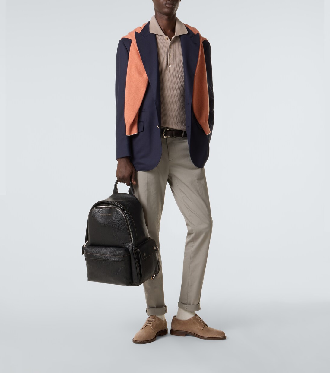 Pantalones slim de algodón | Brunello Cucinelli