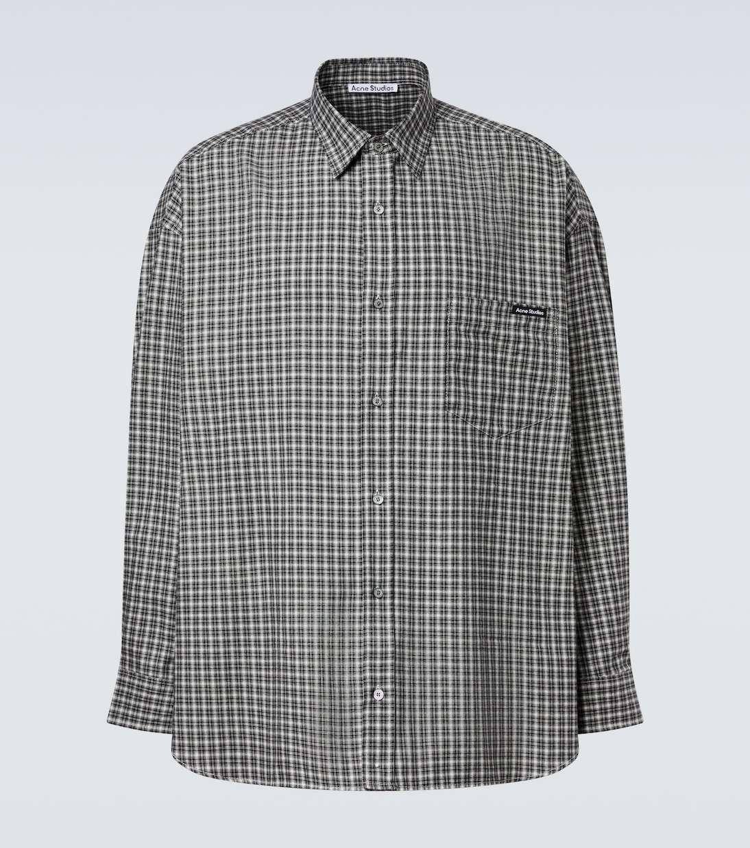 Chemise en coton à carreaux | Acne Studios